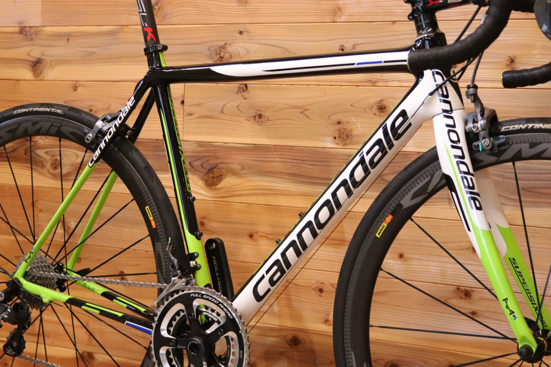 キャノンデール CANNONDALE スーパーシックス SUPERSIX EVO HI-MOD 2015 52サイズ シマノ アルテグラ 6800 MIX 11S カーボン ロードバイク 【広島店】