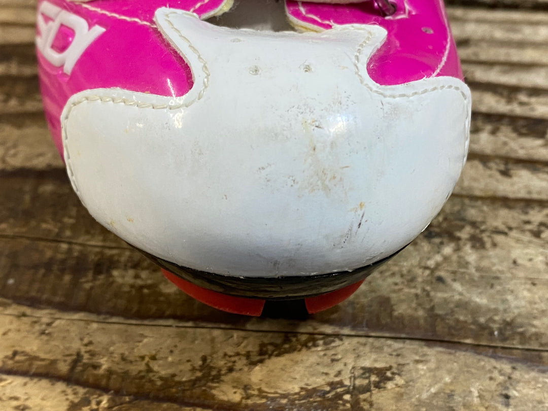 KG406 シディ SIDI TRACE MTB WMN ビンディングシューズ 2穴 ピンク ホワイト レディース EU38 ※ペン字あり