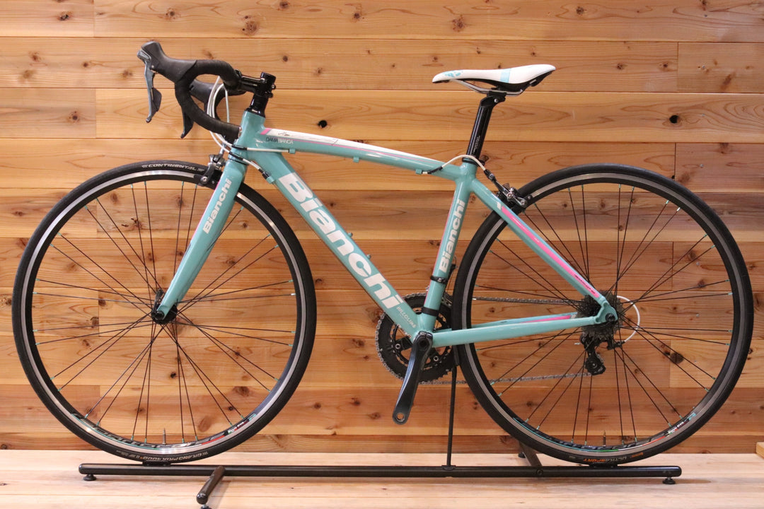 ビアンキ BIANCHI ヴィアニローネ VIA NIRONE 7 DAMA BIANCA 2016 44サイズ シマノ ティアグラ 4700 10S アルミ ロードバイク 【広島店】