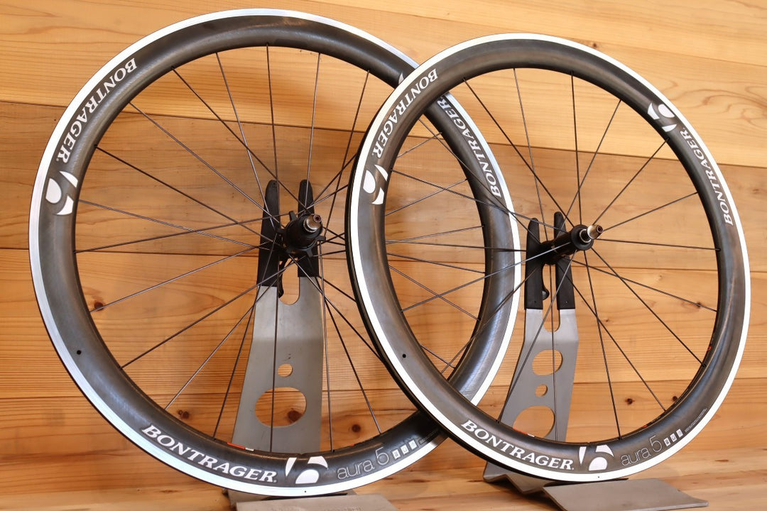 ボントレガー BONTRAGER オーラ AURA 5 アルミ・カーボン クリンチャー ホイールセット シマノ12/11S 【千葉店】
