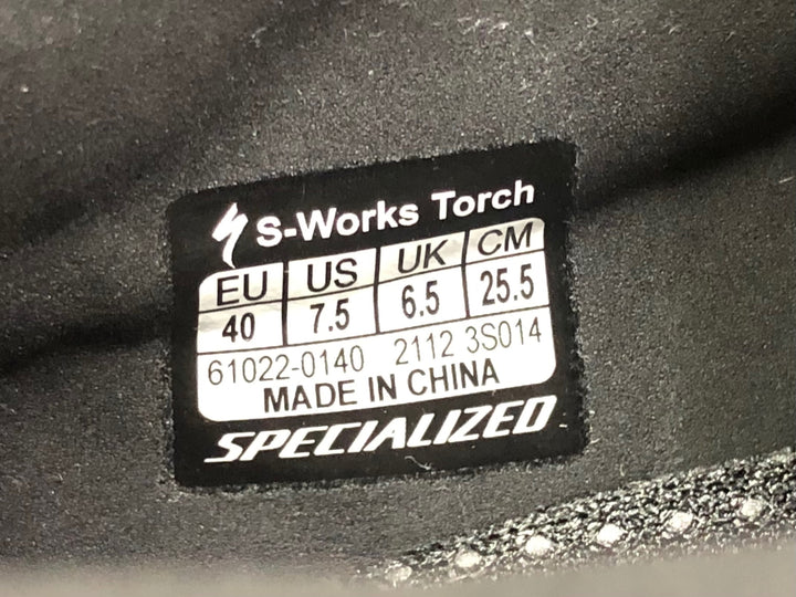 IM637 スペシャライズド SPECIALIZED S-WORKS TORCH RD ビンディングシューズ SPD-SL BLK 40