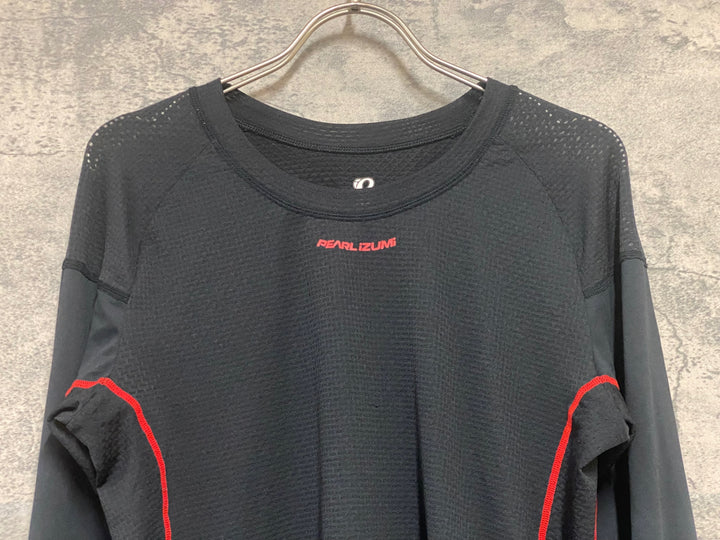 KC649 パールイズミ PEARL iZUMi 長袖 ベースレイヤー 黒 XL