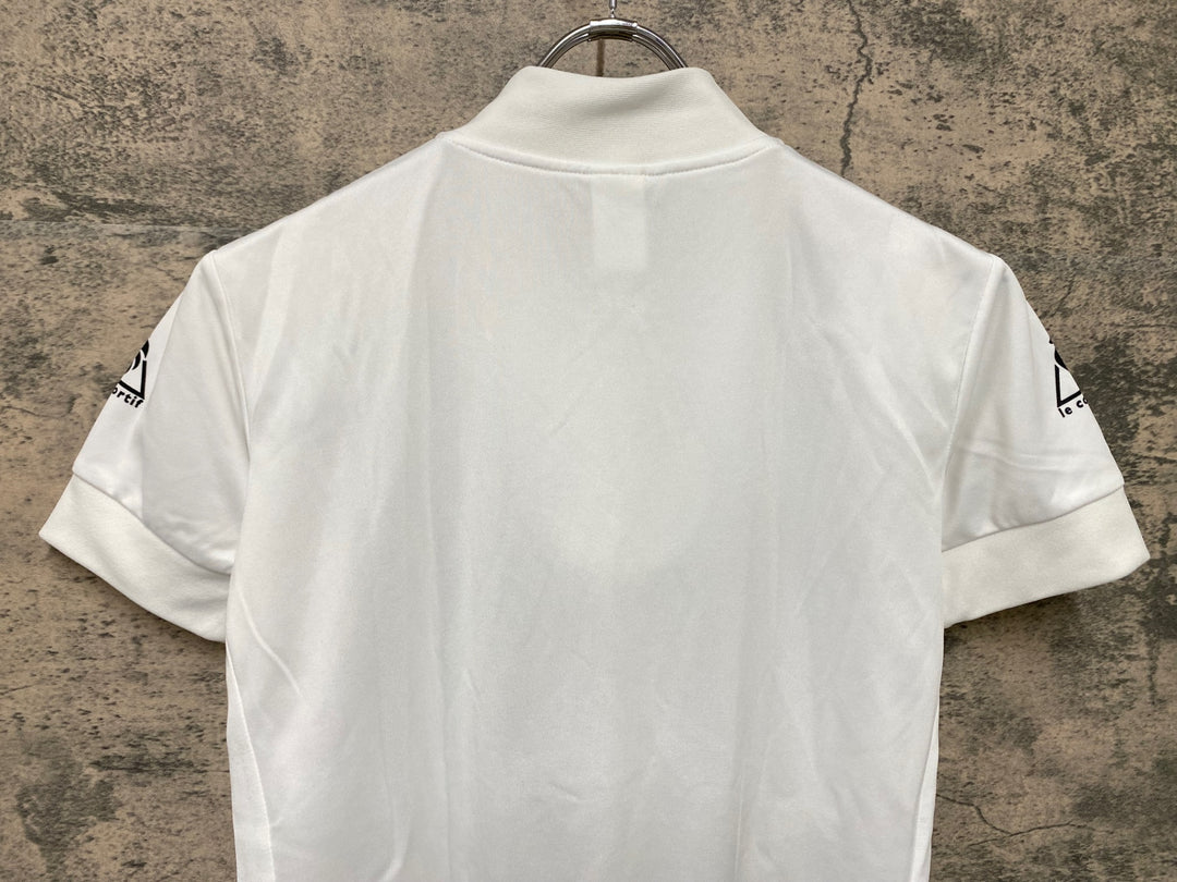 JP366 ルコックスポルティフ le coq sportif 半袖 サイクルジャージ 白 S