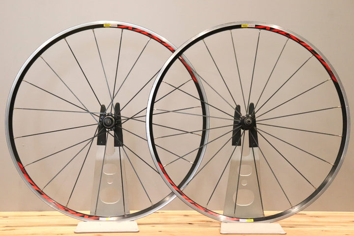 マヴィック MAVIC アクシウム AKSIUM アルミ クリンチャー ホイールセット シマノ11S/12S ナローリム 15C 【仙台店】