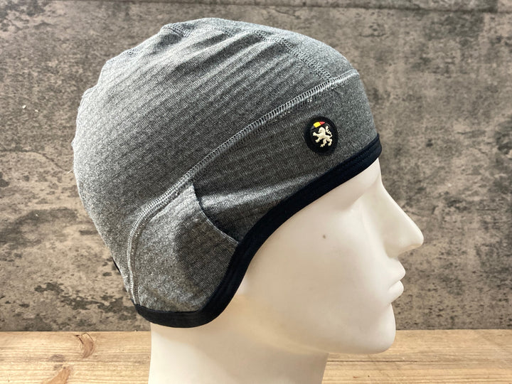 KS254 リオンドカペルミュール Lion de kapelmuur ウィンターキャップ グレー ONE SIZE POLARTEC