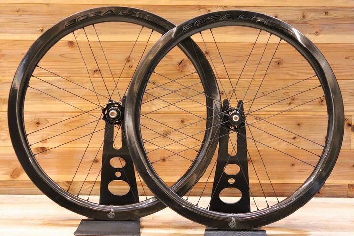 状態良好 カンパニョーロ CAMPAGNOLO ボーラ BORA WTO 45 DB シマノ 11S/12S 23C カーボン チューブレス DISC ロードバイク ホイールセット 【広島店】