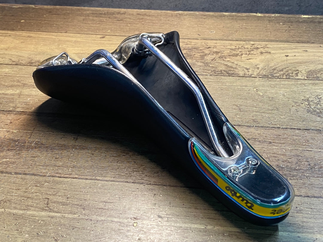 JI608 セライタリア SELLE ITALIA スーパーターボ SUPER TURBO サドル スチールレール
