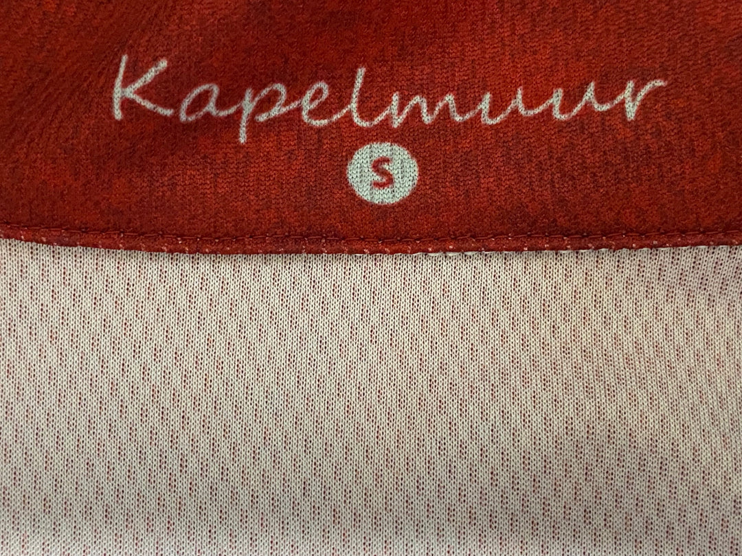 JE745 カペルミュール KAPELMUUR 半袖 サイクルジャージ グレー 赤 S