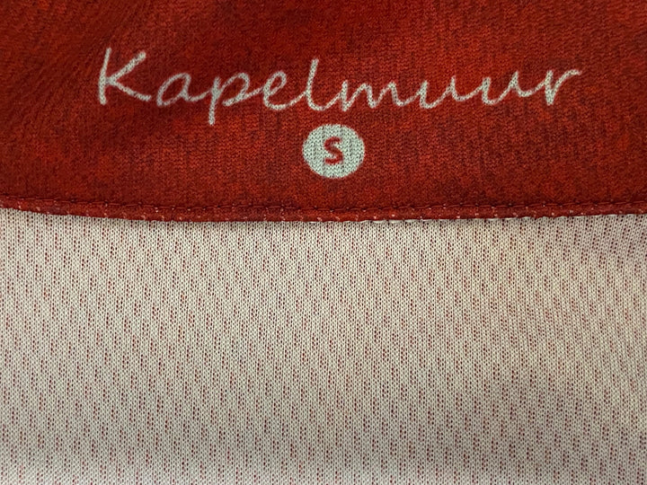 JE745 カペルミュール KAPELMUUR 半袖 サイクルジャージ グレー 赤 S