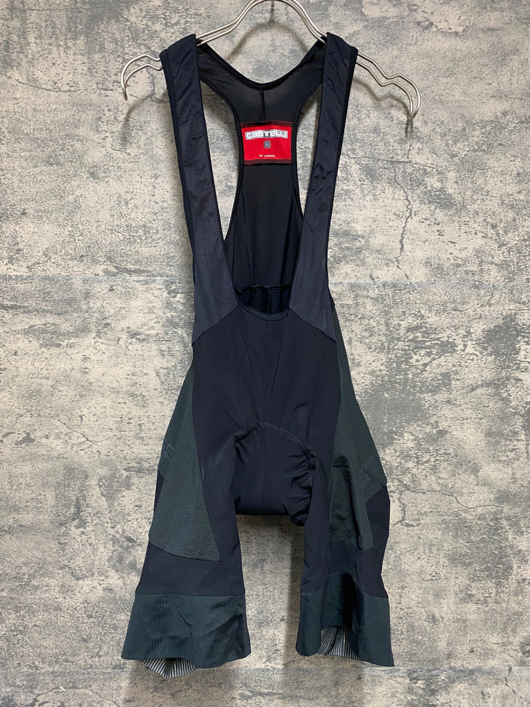 KB225 カステリ CASTELLI ビブショーツ 黒 L