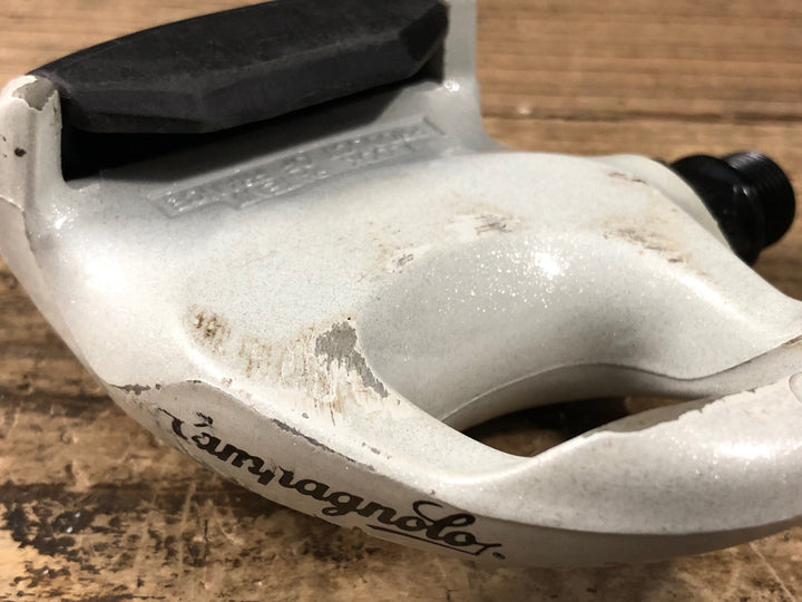 KP587 カンパニョーロ Campagnolo ビンディングペダル 白 LOOK互換