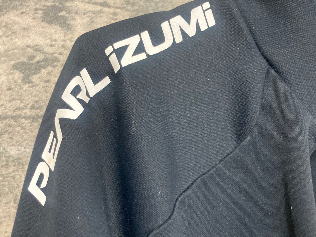 JQ565 パールイズミ PEARL iZUMi 長袖サイクルジャケット 白黒 L 裏起毛 THERMODRESS NEO