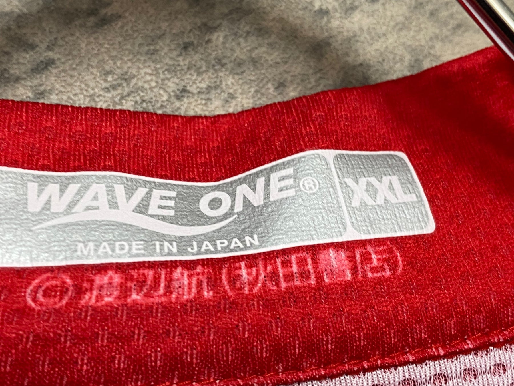 JY993 ウェイブワン WAVE ONE 長袖 サイクルジャージ 赤 白 XXL 弱虫