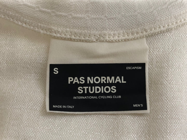 KK156 パスノーマルスタジオ PAS NORMAL STUDIOS ESCAPISM LONG SLEEVE JERSEY 長袖 サイクルジャージ 白 S