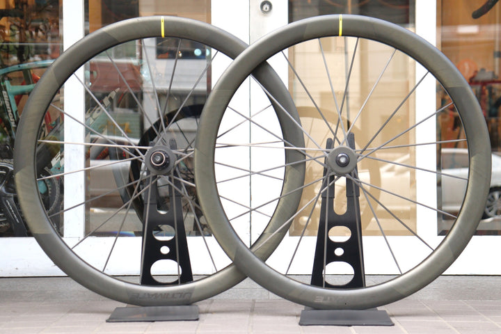 マヴィック MAVIC コスミック アルチメイト COSMIC ULTIMATE 45 DISC UST カーボン チューブレスレディ ホイールセット シマノ11S/12S 19TC 【横浜店】