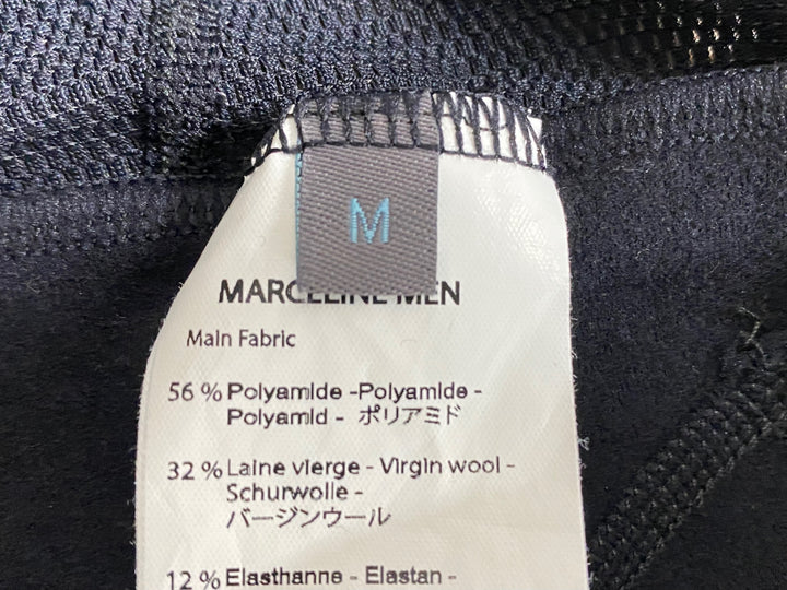 JY616 カフェドシクリステ CAFE DU CYCLISTE AUDAX MARCELINE MEN カーゴ ビブタイツ 黒 M 裏起毛