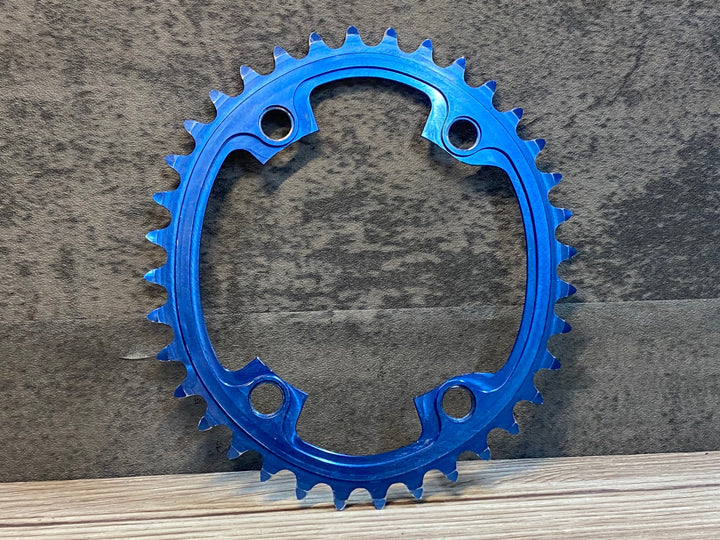 JO479 スミス SMITH バロックギア Baroque Gear Ⅲ インナーチェーンリング 36T∓2 90° 青