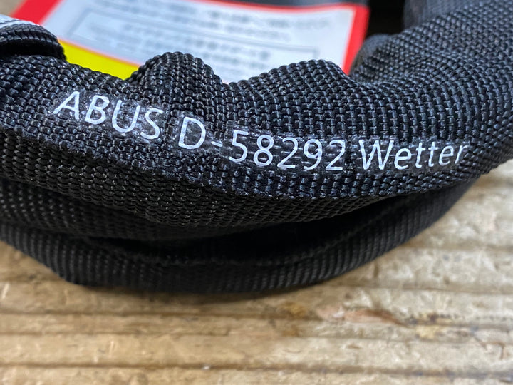 KA995 アブス ABUS TRESORFLEX 6615C 鍵 チェーンロック 黒 未使用