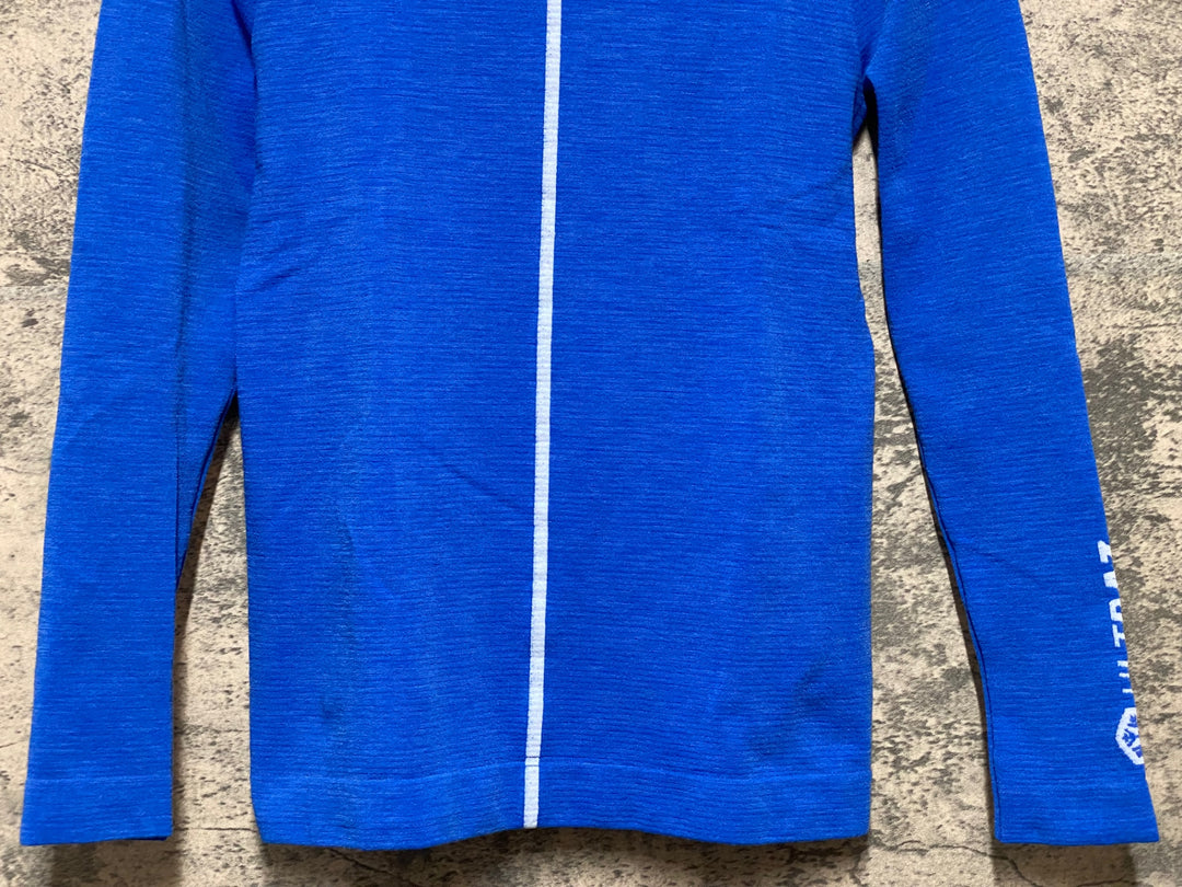 KQ167 アソス ASSOS CLIMA CODE 3/3 ULTRAZ WINTER LS SKIN LAYER P1 長袖 ベースレイヤー インナー 青 M