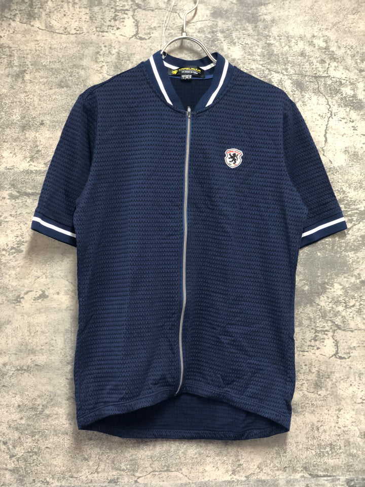 KJ113 カペルミュール KAPELMUUR 半袖 サイクルジャージ 濃紺 L