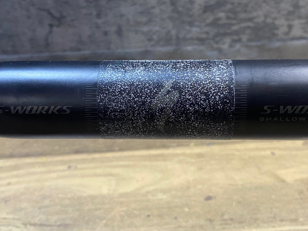 JU424 スペシャライズド SPECIALIZED S-WORKS SHALLOW BEND カーボン ドロップハンドル Φ31.8 ブラケットC-C400mm
