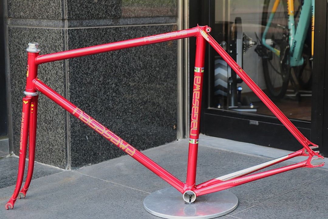 ナガサワ NAGASAWA スペシャル SPECIAL 中野レッド NJS認定 スチール ピストバイク トラックレーサー フレームセット 【東京南麻布店】