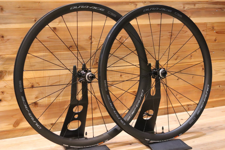 未走行品！ シマノ SHIMANO デュラエース DURA-ACE WH-R9270-C36-TL 12S 21C カーボン チューブレス ロードバイク ホイールセット 【広島店】