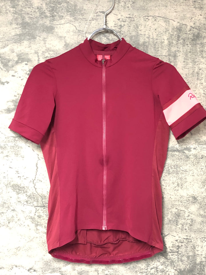 JK494 ラファ Rapha WOMEN'S SOUPLESSE JERSEY Ⅱ 半袖 サイクルジャージ 赤 S