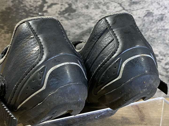 JU552 シマノ SHIMANO RP3 SH-RP300 EL ビンディングシューズ EU37 ブラック 3穴/2穴
