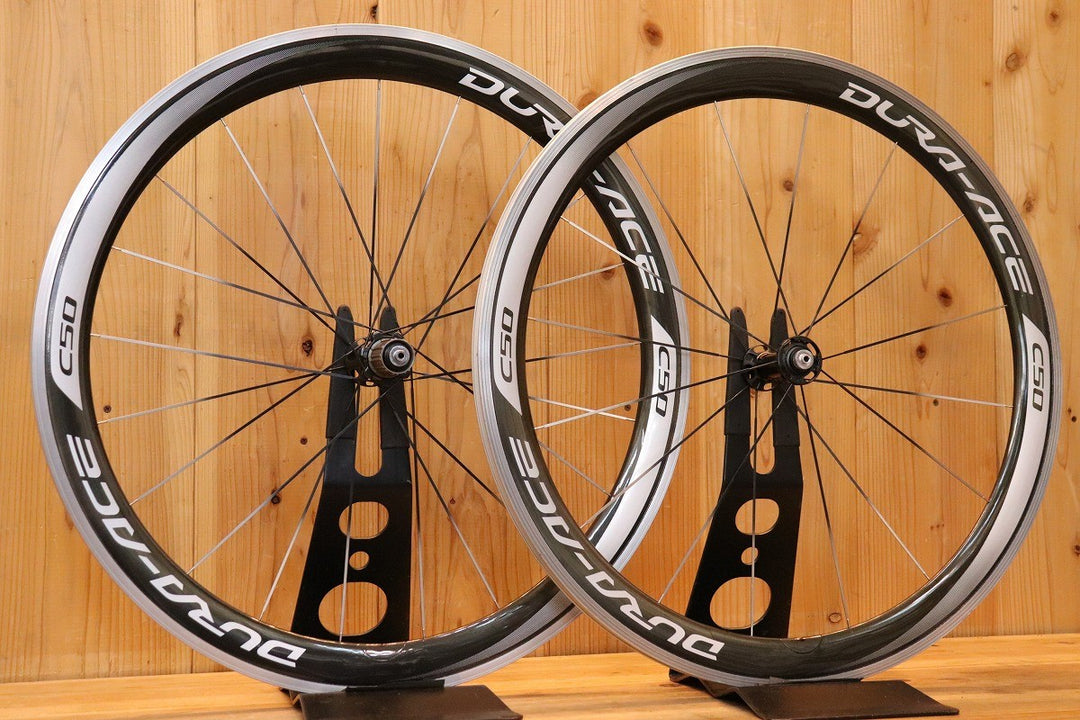 シマノ SHIMANO デュラエース DURA-ACE WH-9000 C50 CL アルミ カーボン クリンチャー ホイールセット シマノ 11S/12S 【芦屋店】