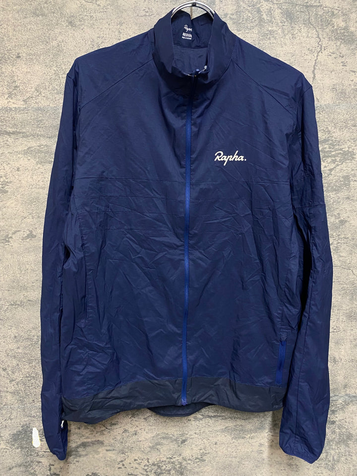 KO841 ラファ Rapha EXPLORE LIGHTWEIGHT JACKET 長袖 ウインドブレイカー 濃紺 M