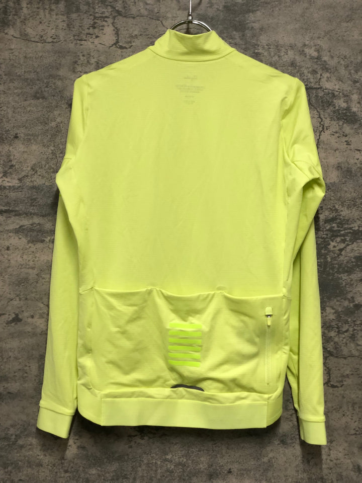 JF368 ラファ Rapha PRO TEAM LONG SLEEVE THERMAL JERSEY 長袖 サイクルジャージ 黄 M