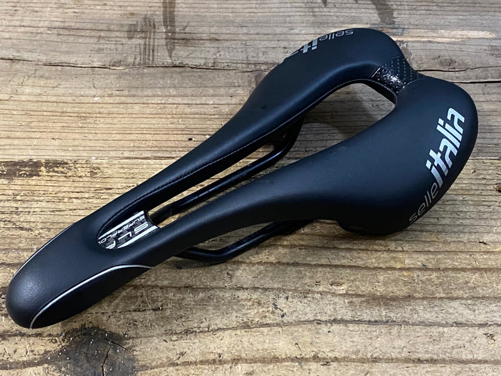 KJ734 セライタリア Selle Italia SLR Superflow サドル 黒 MANGANESEレール ※スレ有