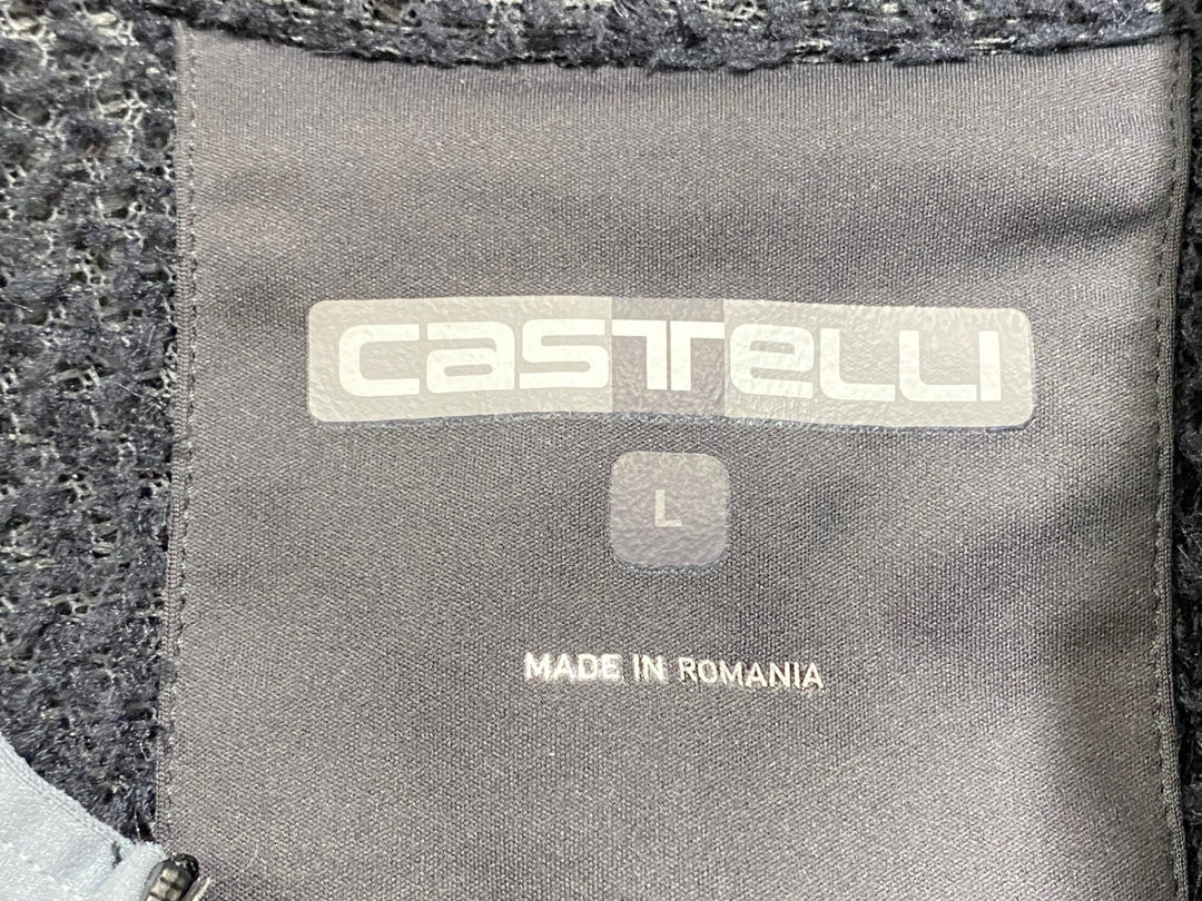 KA688 カステリ CASTELLI 長袖 ウィンドブレーカー グレー L