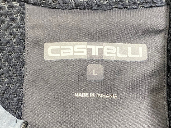KA688 カステリ CASTELLI 長袖 ウィンドブレーカー グレー L