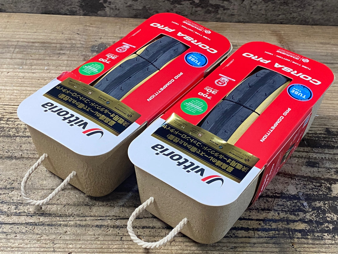 KE111 ヴィットリア vittoria CORSA PRO COMPETITION クリンチャータイヤ 700x30C 2本セット
