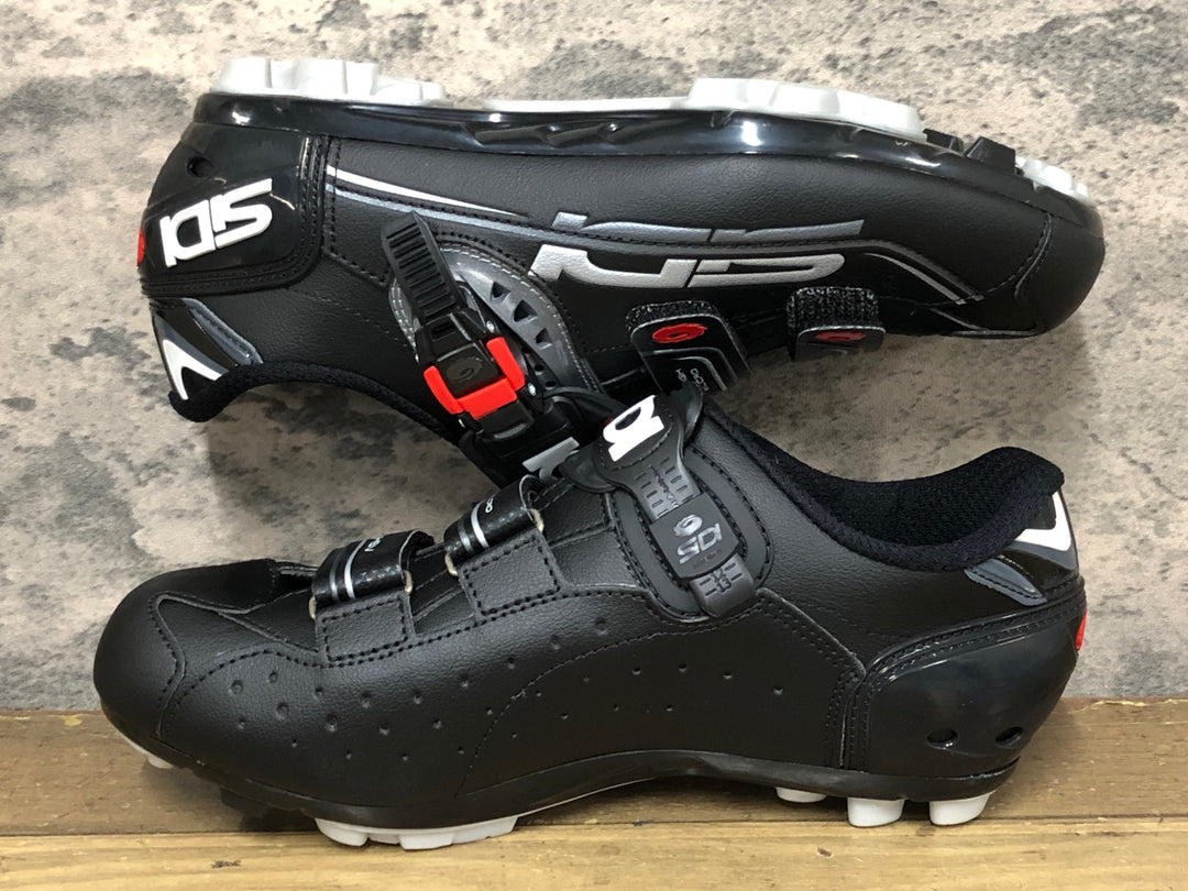 JU615 シディ SIDI SCARPE MTB DOMINATOR 7 MEGA ビンディングシューズ SPD 黒 EU43 未使用品