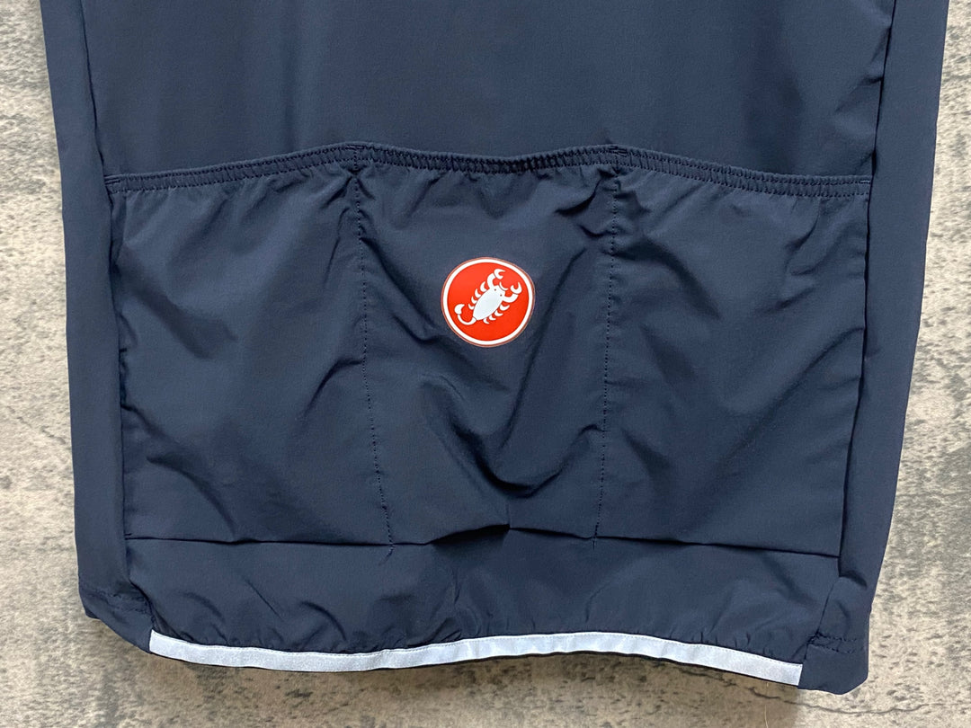 KG810 カステリ CASTELLI ロッソコルサ ROSSO CORSA perfetto ジレ サイクルベスト 黒 S GORE-TEX INFINIUM