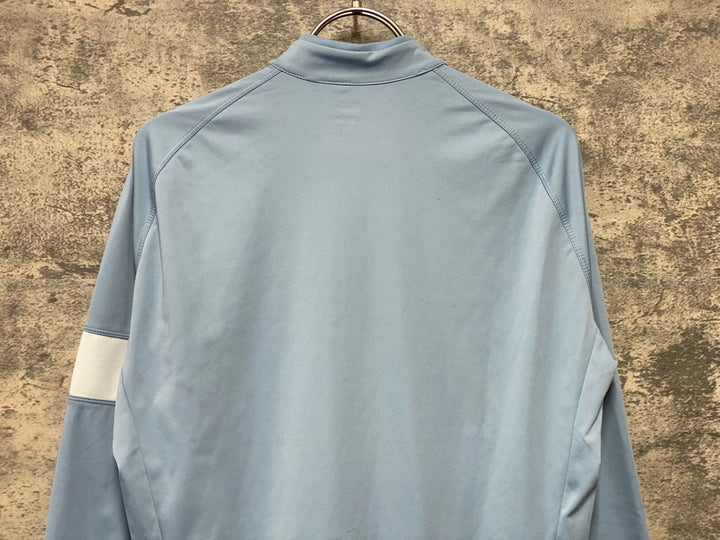 KH710 ラファ Rapha CORE LONG SLEEVE JERSEY 長袖 サイクルジャージ 水色 M 裏起毛