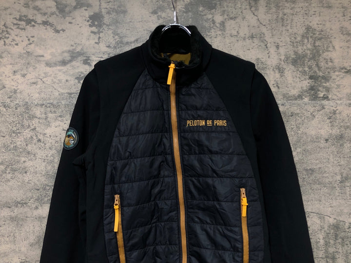 JT910 プロトンドパリ PELOTON DE PARIS Atlas Puffy Jacket /Gilet 長袖サイクルジャケット 黒 S