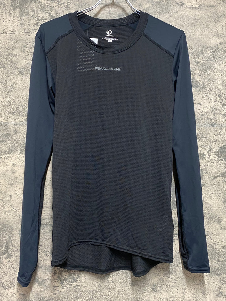 JP223 パールイズミ PEARL iZUMi 長袖 サマー ベースレイヤー 黒 XL