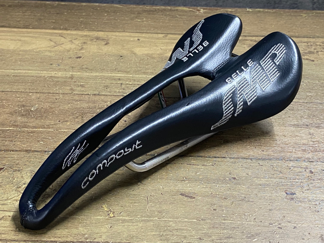 KE046 Selle SMP コンポジット Composit サドル ステンレスレール ブラック 130mm