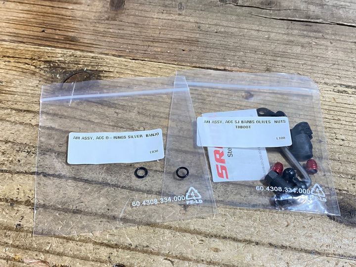KE742 スラム SRAM HYDRAULIC HOSE KIT SILVER BANJO 油圧ホースキット 2000mm