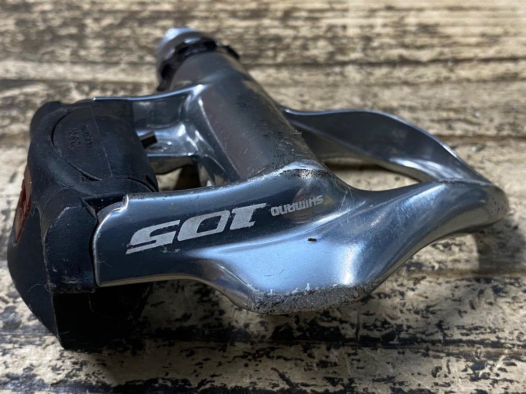 JW871 シマノ SHIMANO 105 PD-5700 ビンディングペダル シルバー SPD-SL