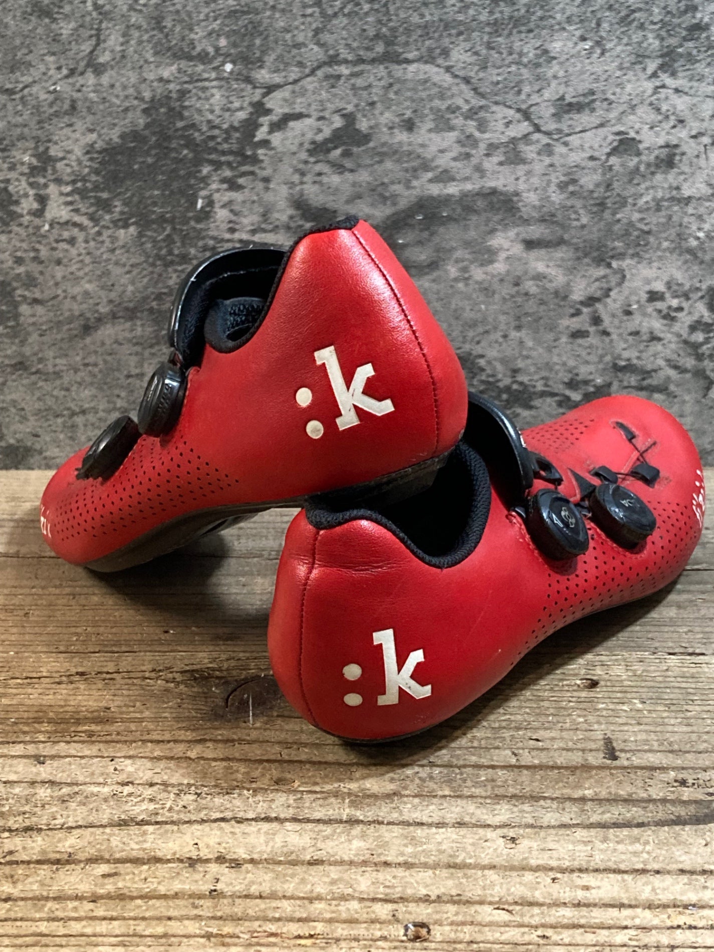 KE359 フィジーク fizik R1 ビンディングシューズ SPD-SL EU43 赤
