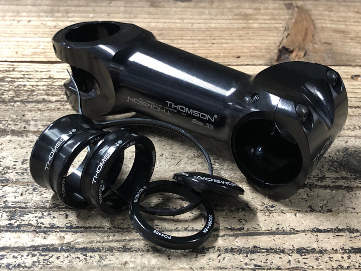 JU820 トムソン THOMSON ELITE X4 ステム 黒 110mm Φ31.8 OS スペーサー20,10,5 トップキャップ付