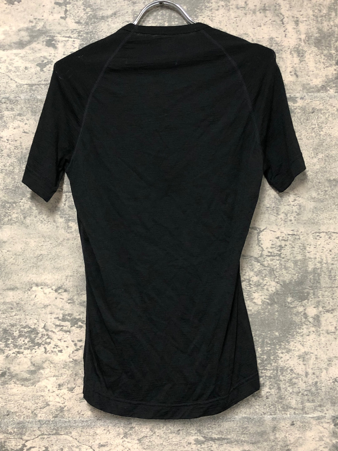 JS846 ラファ Rapha V-NECK MERINO BASE LAYER 半袖 ベースレイヤー 黒 XS