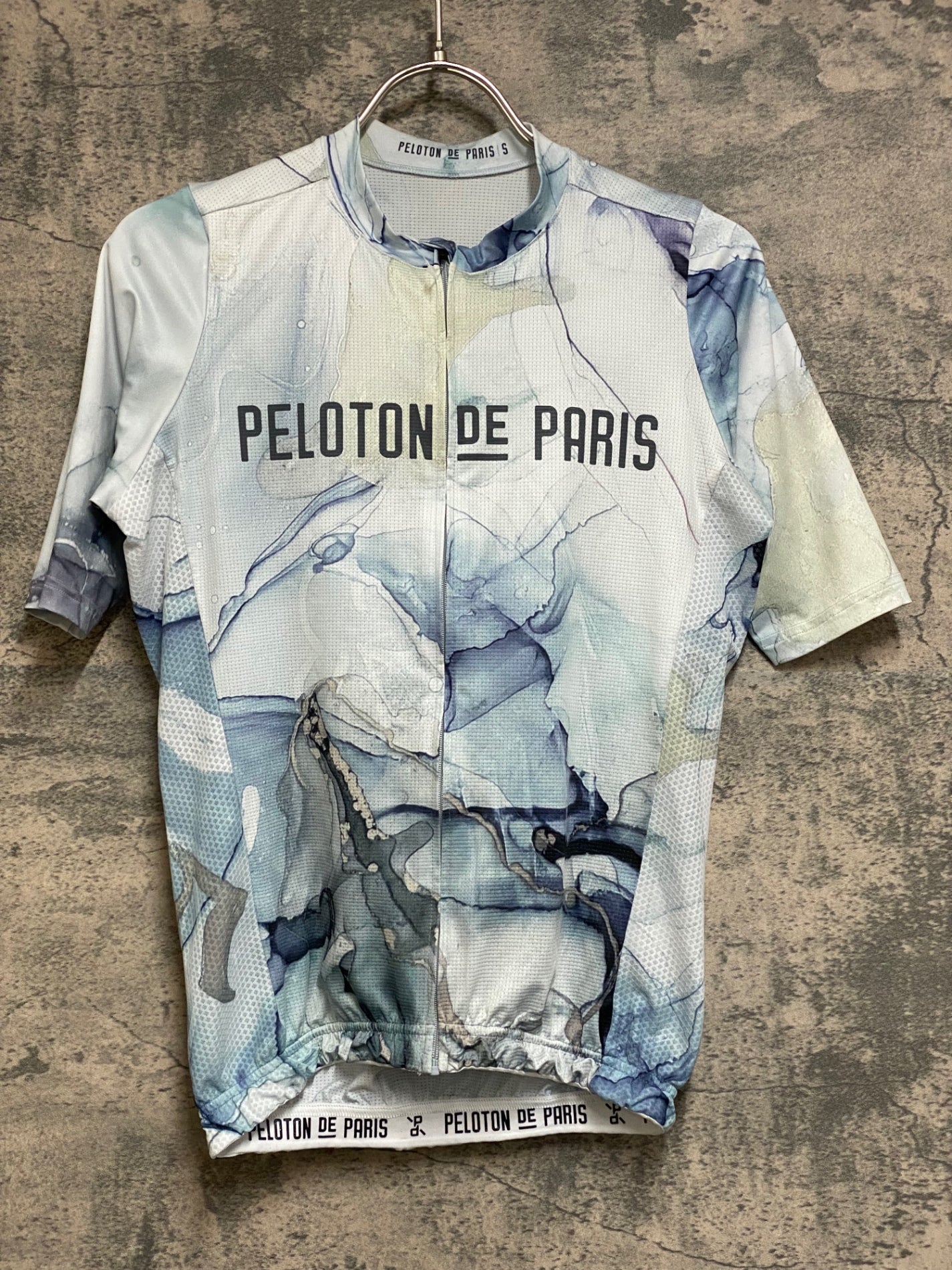 JO992 プロトンドパリ PELOTON DE PARIS 半袖 サイクルジャージ 水 総