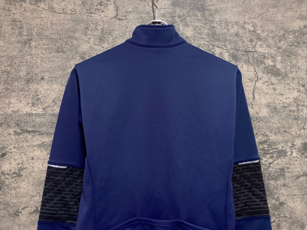 JW532 パールイズミ PEARL iZUMi 長袖 サイクルジャージ ネイビー M 裏起毛