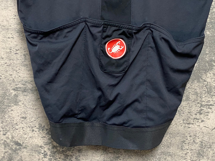 KB218 カステリ CASTELLI 半袖 サイクルジャージ 黒赤 XL
